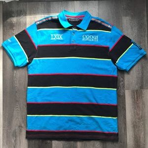 COOGI LXIX Australia Stripe Polo Shirt